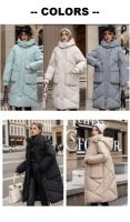 New Snow Wear Winter Coat for Women Down Jacket Warm Casual Loose Hooded Winter Women Jacket Long Parkas - details 1