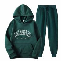 Conjunto de 2 piezas para hombre y mujer, sudadera con capucha, chándal y pantalones deportivos, pantalones deportivos con cuello redondo - details 4