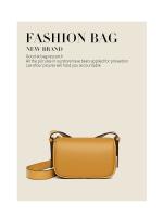 Bolso de mujer bolso de piel de vaca de primera capa primavera y verano nuevo, de moda y simple bolso de mensajero de hombro - details 1