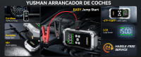 Arrancador de batería de coche, bomba de 150PSI, compresor de aire, Banco de energía de 21800mAh, dispositivo de arranque de 5000A, inflador de neumáticos Digital de 12V - details 9