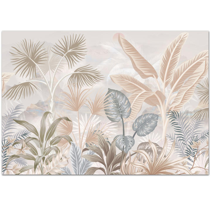 Papel Tapiz Moderno Personalizado para Pelar y Pegar, papel de contacto de vinilo, fondos de pantalla de bosque de jungla para Papeles Tapiz de Sala de Estar, Decoración del Hogar, panel, Impresión de Mural Fotográfico de TV