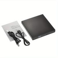 Unidad externa de CD y DVD, reproductor de CD-RW portátil Delgado, USB 2,0, grabador de DVD-RW - details 6