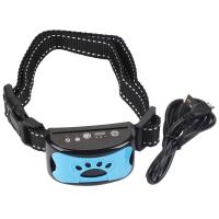 Collar de entrenamiento antiladridos para perros, dispositivo de Control de ladridos, recargable, resistente al agua, 7 niveles de sensibilidad, suministros para mascotas - details 6