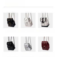 Mochila coreana para mujer Versión pequeña de bolsa de piel de cera de aceite - details 6
