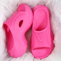 Sandalias de cuña con plataforma gruesa para mujer, verano 2024, impermeables, suela gruesa, sandalias de playa, pantuflas suaves de EVA para mujer, chanclas - details 5