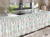 HTC Lababo-cortina corta para cocina, 150x70cm - details 64