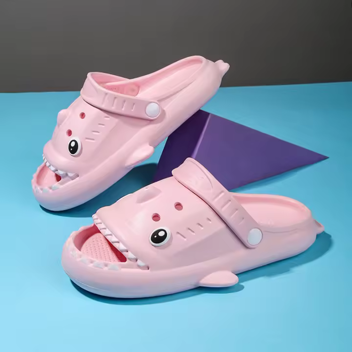 Zapatillas para niños de tiburón dos usan zapatillas geniales anticolisión y antideslizantes - 1