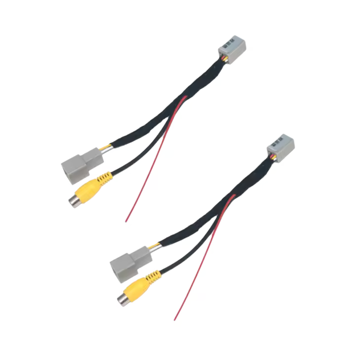 Cámara de visión trasera para coche, adaptador de Cable de conversión para ASX GF ZJ, 2 piezas - 1