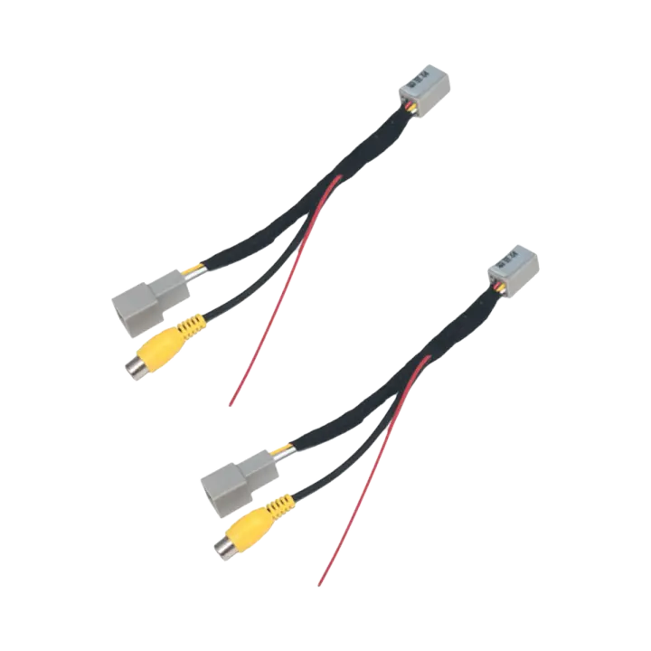 Cámara de visión trasera para coche, adaptador de Cable de conversión para ASX GF ZJ, 2 piezas - 1