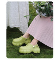 Sandalias De Mujer Para Jardín Y Playa Con Plataforma Impermeables Verano Tacón Alto De 7CM EVA Cómodas Casual Sin Tobilleras - details 16