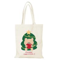 El bolso de mano de lona con dibujos animados para mujer, bolsos de regalo de Feliz Navidad y Año Nuevo, bolso de hombro para mujer, bolso de compras ecológico para hombre - details 9