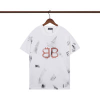 Nueva colección de verano con logotipo impreso frontal, camiseta deportiva de algodón puro con cuello redondo para hombre, camisa informal de estilo básico para pareja - details 0
