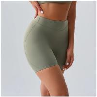 Pantalones cortos de Yoga para mujer, cintura alta, levantamiento de glúteos, entrenamiento, medias deportivas, Control de barriga, gimnasio, correr, pantalones elásticos, pantalones cortos deportivos informales - details 18