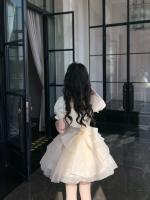2025 Nueva princesa de media mariposa con palabras de amor, vestido de cola fina y brillante de jacquard, vestido de cumpleaños - details 19