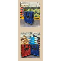 Bolsa de Comestibles Reutilizable con Ruedas, Carrito de la Compra, Bolso con Ruedas, Cierre de Cremallera, Ligero, Lleva Hasta 66 libras, Se Pliega En Plano, Asas Irrompibles - details 9