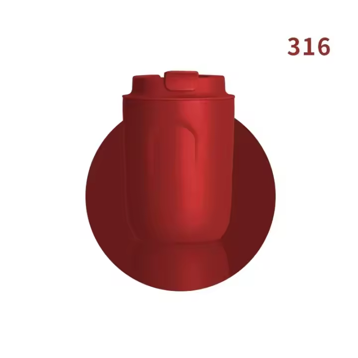 Taza de café de acero inoxidable 316, termo a prueba de fugas, vidrio de doble capa, termo para bebidas - 1