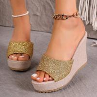 zapatos de zapatilla de tacón de cuña de verano para mujer - details 4