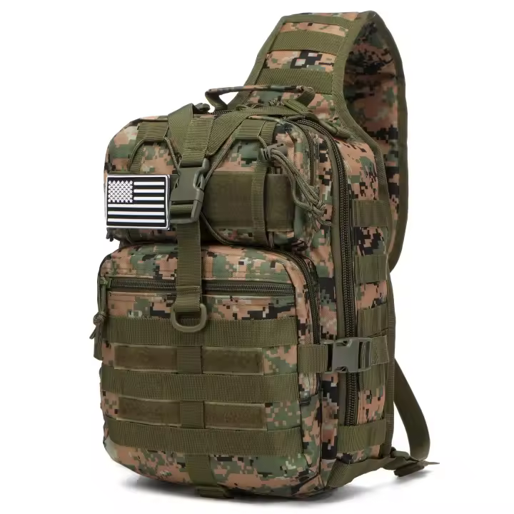 Mochila táctica de asalto, bandolera impermeable, mochila EDC para exteriores, senderismo, camping, caza, trekking, viajes - 1