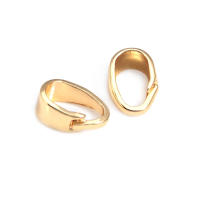 7x3,5 MM 6x4MM 7x5MM 9x4MM 18K Color oro latón dijes conector colgantes cierres suministros para fabricación de joyas accesorios Diy - details 1