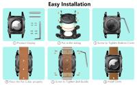 Laixiaobei Funda Resistente al Agua para Airtag Soporte de Collar para Perros - details 3