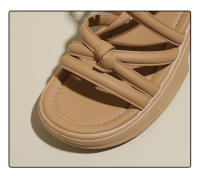 Nuevos Sandalias Platas Antideslizantes para Mujer en Verano 2025 Versátil Moda de Playa para Piso Coberto - details 2