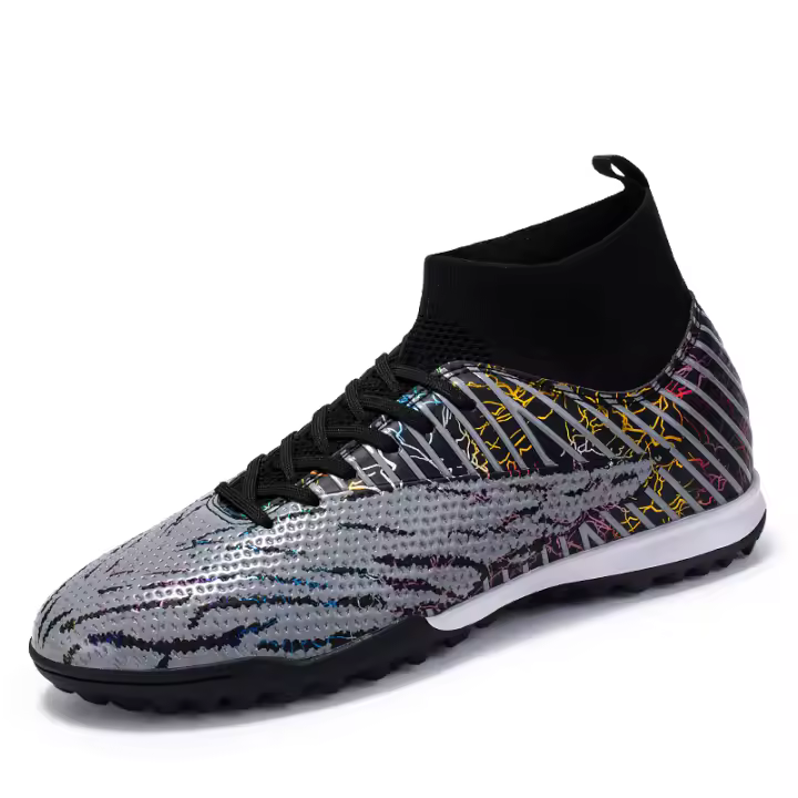 Zapatos de fútbol de alta calidad para hombre, botas de fútbol profesionales FG/TF, tacos antideslizantes ultraligeros para exteriores, zapatillas de tobillo de entrenamiento - 1