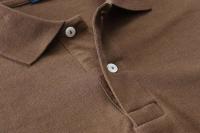 Polo de manga corta para hombre, camiseta informal de color liso, 100% algodón, alta calidad, a la moda, XS-5XL - details 9