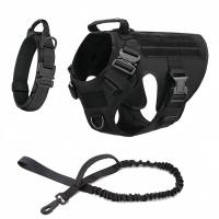 Correa para perros grandes, chaleco de entrenamiento para caminar, arnés y collar para perros de todas las razas, pastor alemán Malinois - details 20