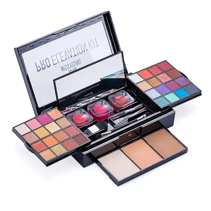 Paleta de Sombras de Ojos, 38 colores, Brillo de Ojos, Labios y juego de Aseo,Paleta de Maquillaje,Estuche Cosmético - 1
