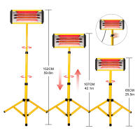 Lámpara de curado de pintura infrarroja DATOU BOSS, lámpara de pintura de calefacción de onda corta de 2000W con soporte elevable, luz de secado para carrocería de coche - details 1