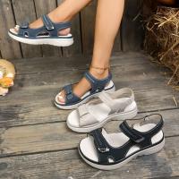 2025 nuevas sandalias de mujer con velcro casuales cómodas y versátiles con boca de pez de suela gruesa - details 3