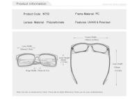 KINGSEVEN-gafas de sol polarizadas deportivas para hombre y mujer, lentes de espejo, 9 colores disponibles - details 1