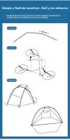 Tienda campaña montaje rapido al aire libre camping Protección solar - details 5