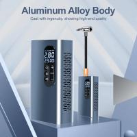 Inflador de neumáticos de coche inalámbrico, compresor de aire recargable por USB, aleación de aluminio, 6000mAh, para motocicletas, bicicletas y bolas - details 1