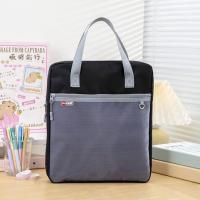 Bolsa de almacenamiento de libros portátil ligera, organizador de archivos A4 de mano impermeable, bolsa de almacenamiento de arte a prueba de polvo con cremallera, bolsa de almacenamiento de ilustraciones - details 11