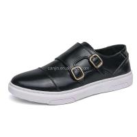 Nueva calidad al por mayor, zapatos de vestir negros de primavera, diseño de hebilla, zapatillas formales informales para hombres después del trabajo, fábrica de Wenzhou - details 1