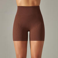 Hamidou-pantalones cortos deportivos de Yoga para mujer, mallas sin costuras para correr, ciclismo, cintura alta, entrenamiento, gimnasio, Verano - details 47