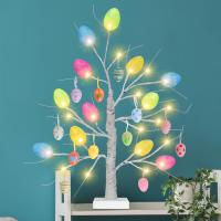 Adorno de Mesa de Pascua con Árbol de Birjó Luminoso de 24 Pulgadas Decoración Ajustable de Huevo Luminoso (12 Azufres Aleatorios) - details 4