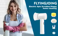 Cepillo limpieza hogar eléctrico multifuncional con 5 Cabezales de Cepillos ,para bañera de baño, Cocina, azulejo, Ventana, bañera, Plato, Fregadero - details 0