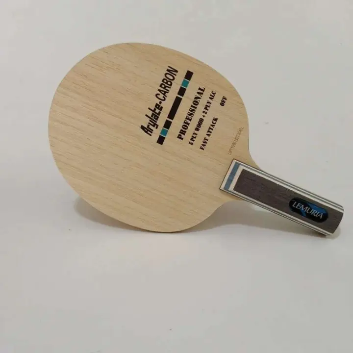 Lemuria VIS Arylate-pala de tenis de mesa de fibra de carbono, madera de 5 capas con mango de 2 capas ALC FL ST, raqueta de Ping Pong - 1