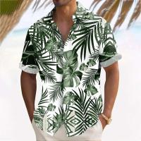 Camisa hawaiana de manga corta con estampado de coco en 3D, ropa de playa informal de verano, camisa holgada de gran tamaño para hombre - details 1