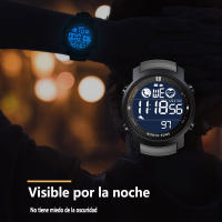 Reloj Deportivo para Hombres NORTH EDGE LAKER con Monitor de Ritmo Cardíaco Pasos Calorías Llamada Notificación 50m Impermeable Tecnología Inalámbrica - details 6