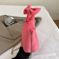 Bolso de mano versátil y creativo con lazo para mujer, bolso de mano de Color rosa de estilo coreano, bolso de hombro dulce de gran capacidad rojo para uso diario - details 7