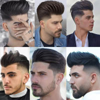 SHANGKE-tupés sintéticos para la frente, peluquín corto y recto estilo V, extensión de cabello, flequillo de cabello Natural 100% - details 4