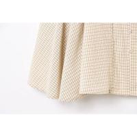 Vestido Chic Casual para Mujer Cuadros a la Moda Primavera-Verano Vacaciones Sin Mangas - details 11