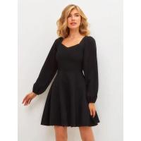 Vestido de noche elegante para mujer, nuevo vestido de manga larga de color sólido, vestidos de moda, promoción - details 1
