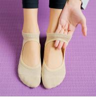 Calcetines de Yoga con espalda descubierta para mujer, medias deportivas antideslizantes de silicona para interior de baile, Ballet, Fitness, entrenamiento de algodón, Pilates, gran oferta, 3 pares - details 14