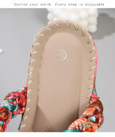 Sandalias de cuña bohemias con cuentas de madera y diamantes de imitación, cómodas y de talla grande para mujer, nueva moda 2025 - details 18