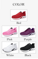 Zapatos para correr de marca, zapatillas transpirables para mujer, zapatos deportivos de verano de malla ligera con cojín de aire para mujer, zapatos de entrenamiento con cordones para exteriores - details 4