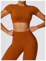Traje de Yoga de Espalda Descubierta Deportivo para Mujeres Ropa de Fitness de Secado Rápido - details 12